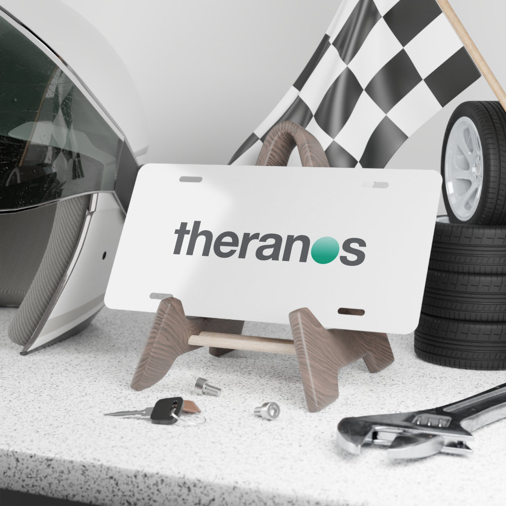 Theranos Inc. Vanity License Plate