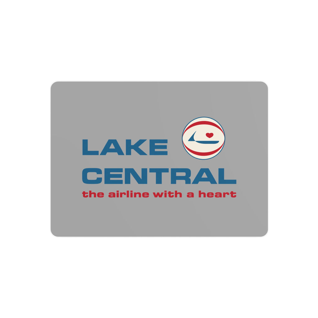 Lake Central Airlines Metal Sign