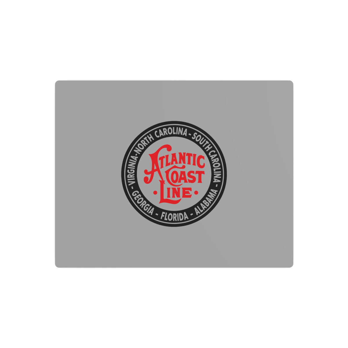 Atlantic Coast Line Railroad Metal Sign