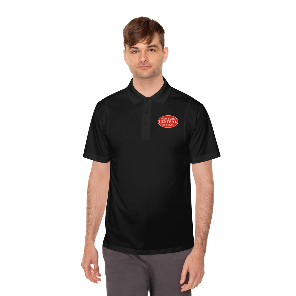 New York Central Railroad Men's Sport Polo Shirt