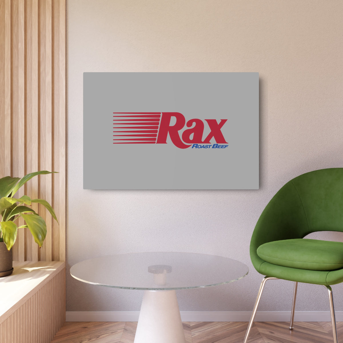 Rax Roast Beef Metal Sign
