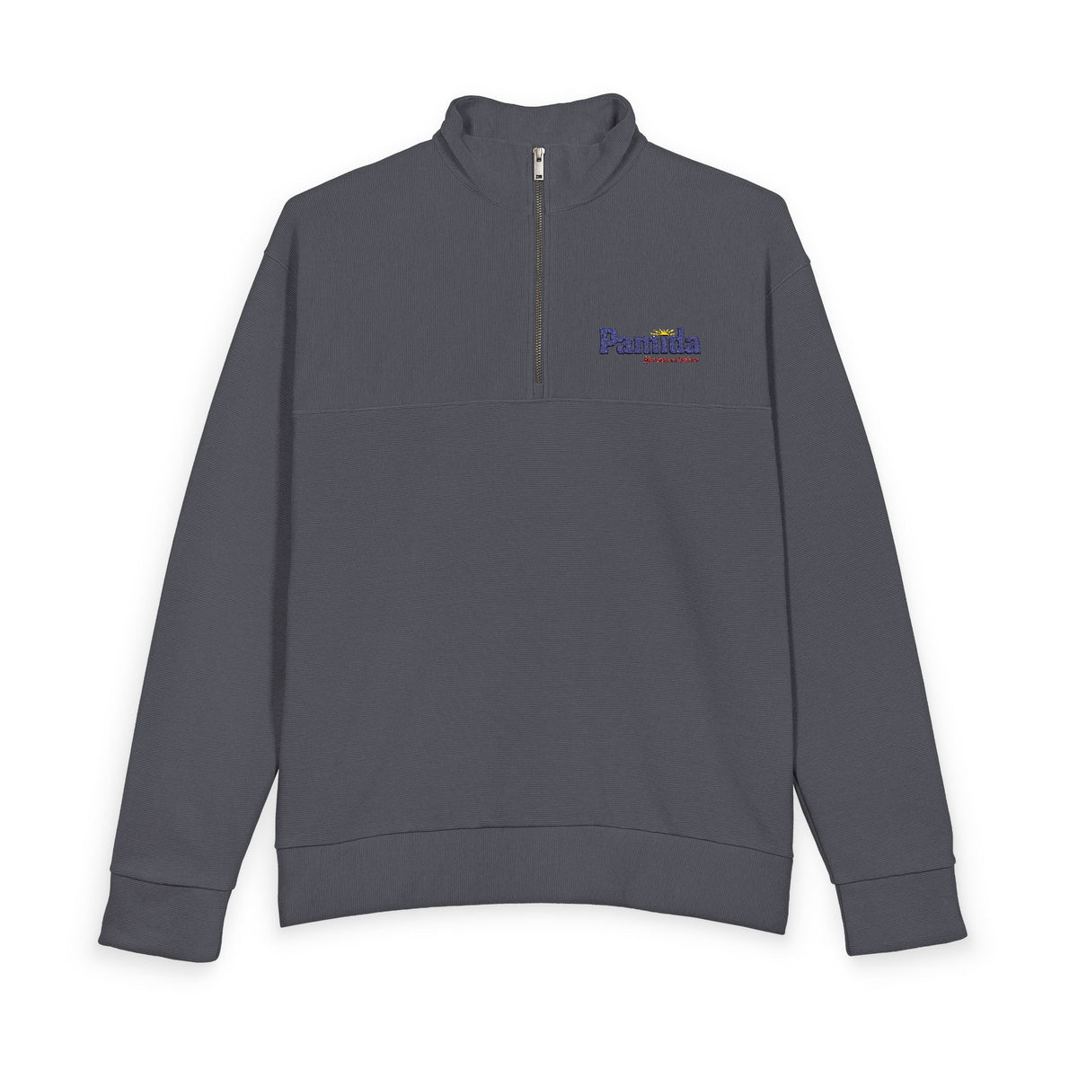 Pamida Heavy Knit Quarter-Zip Sweatshirt