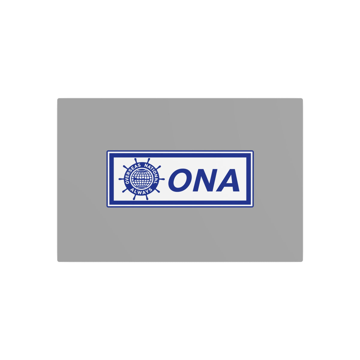 Overseas National Airways Metal Sign