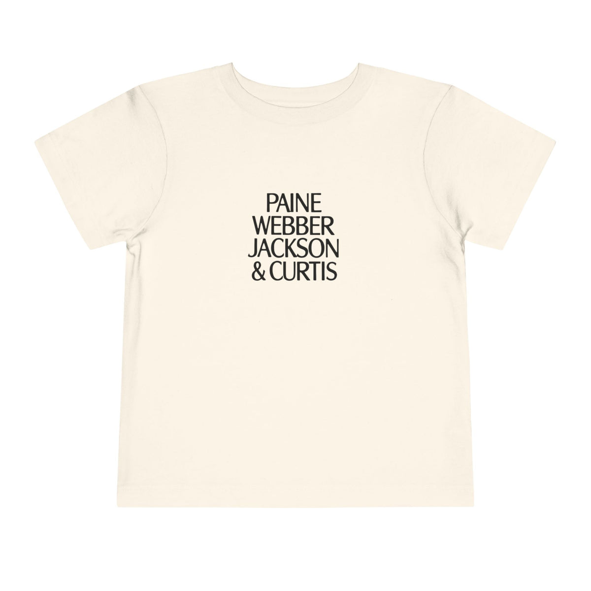 Paine Webber Jackson & Curtis Toddler Tee / T-Shirt