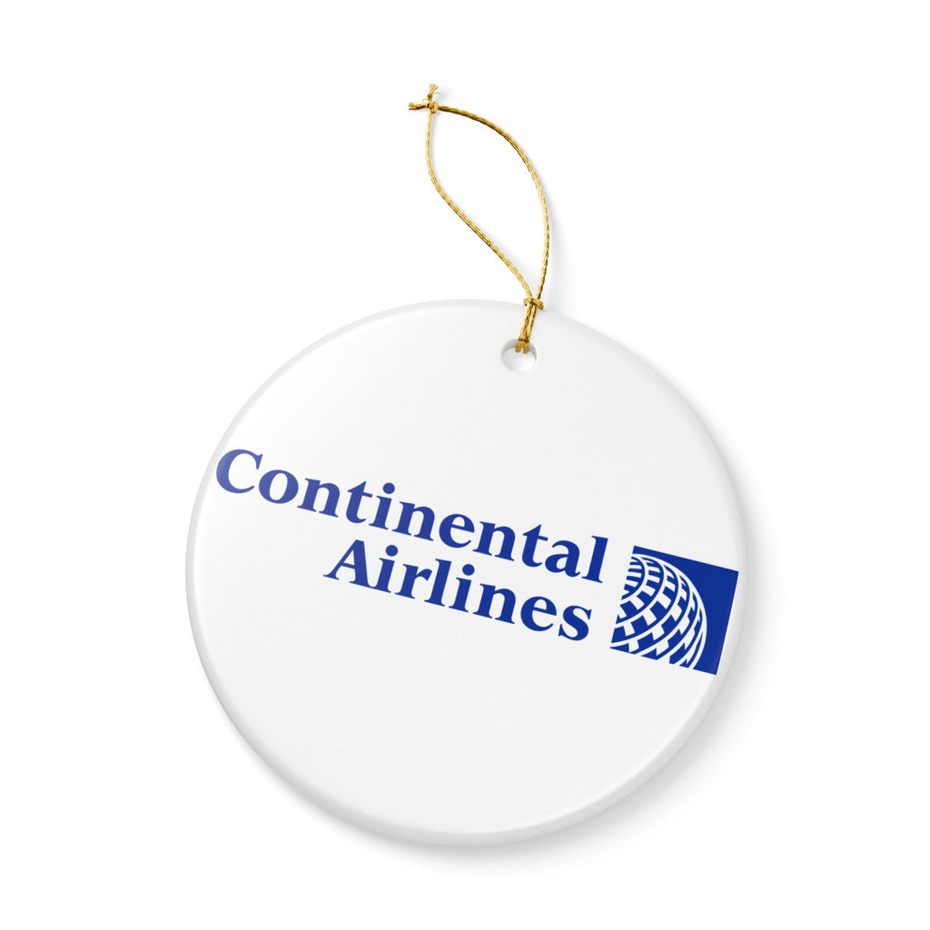 Continental Airlines Ceramic Ornament