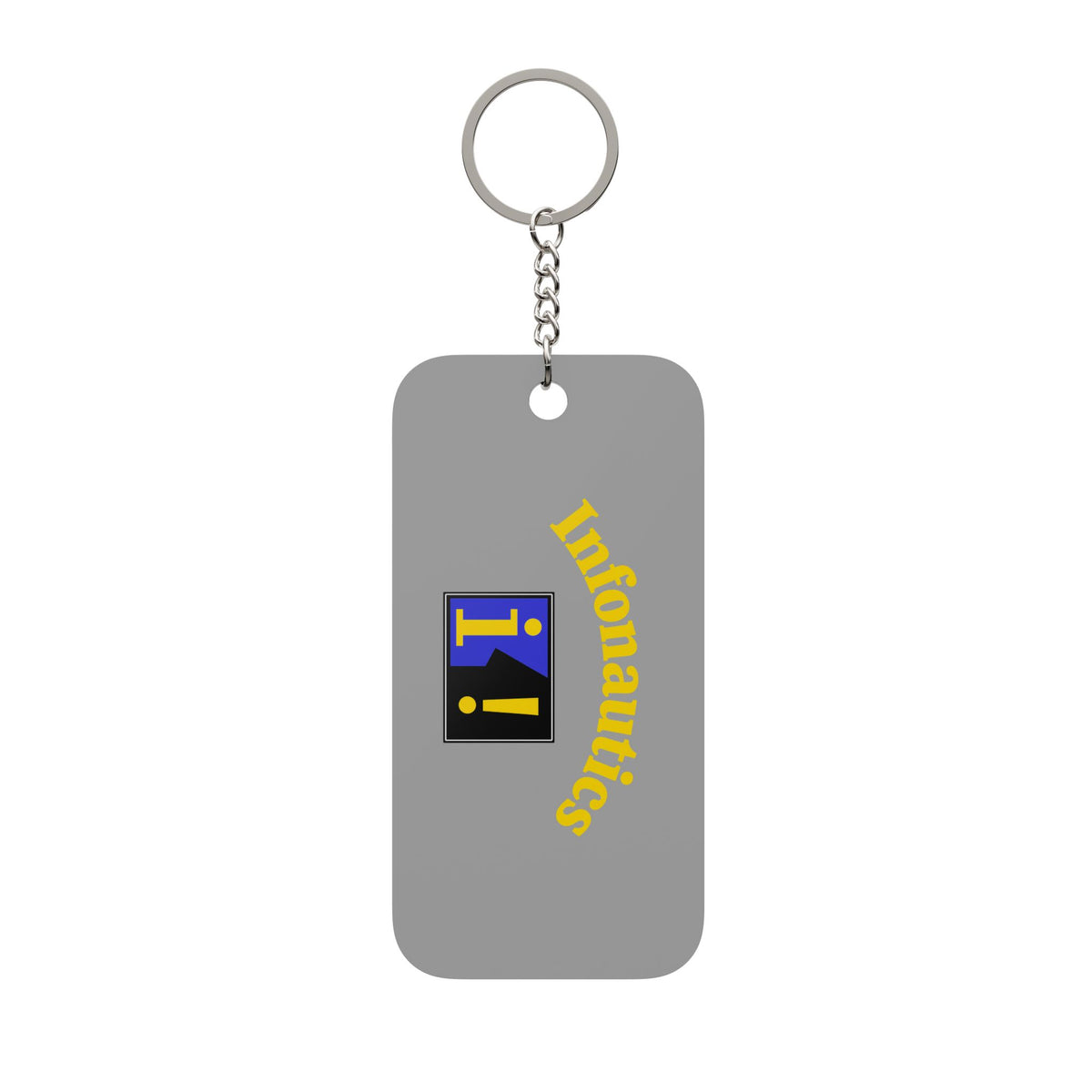 Infonautics Double-Sided Keychain Charm