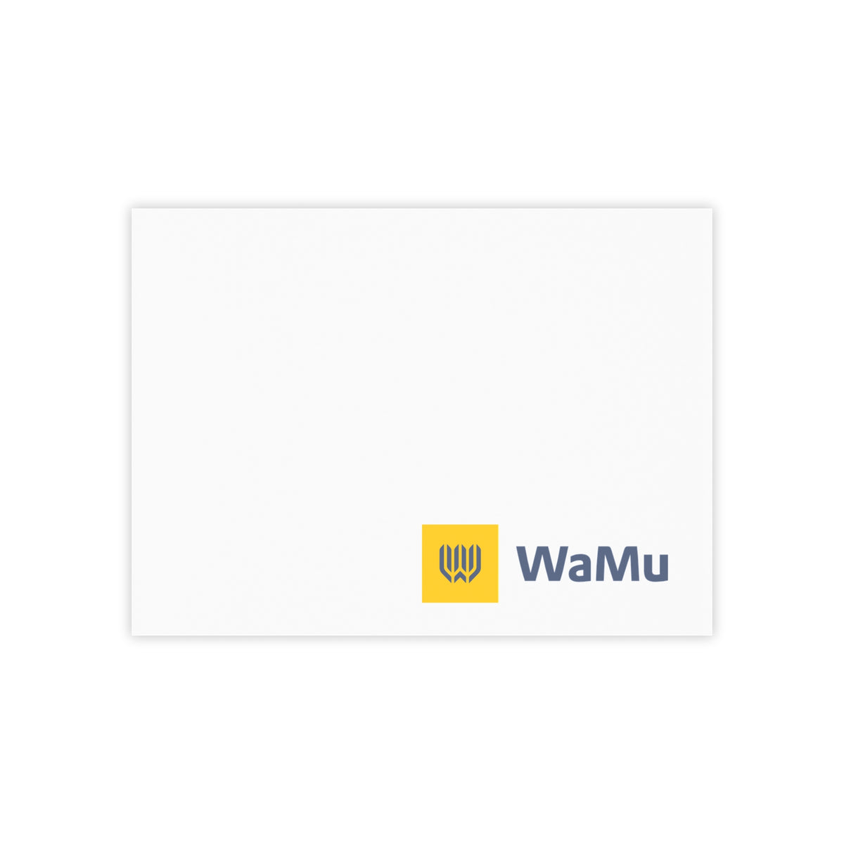 Washington Mutual (WaMu) Sticky Post-it Note Pad
