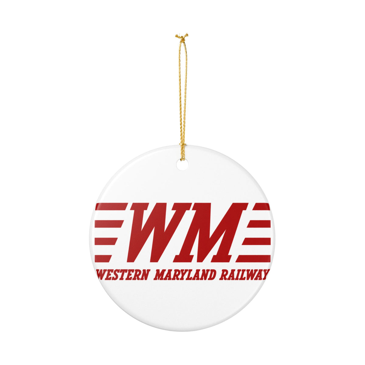 Western Maryland Railway Ceramic Ornament