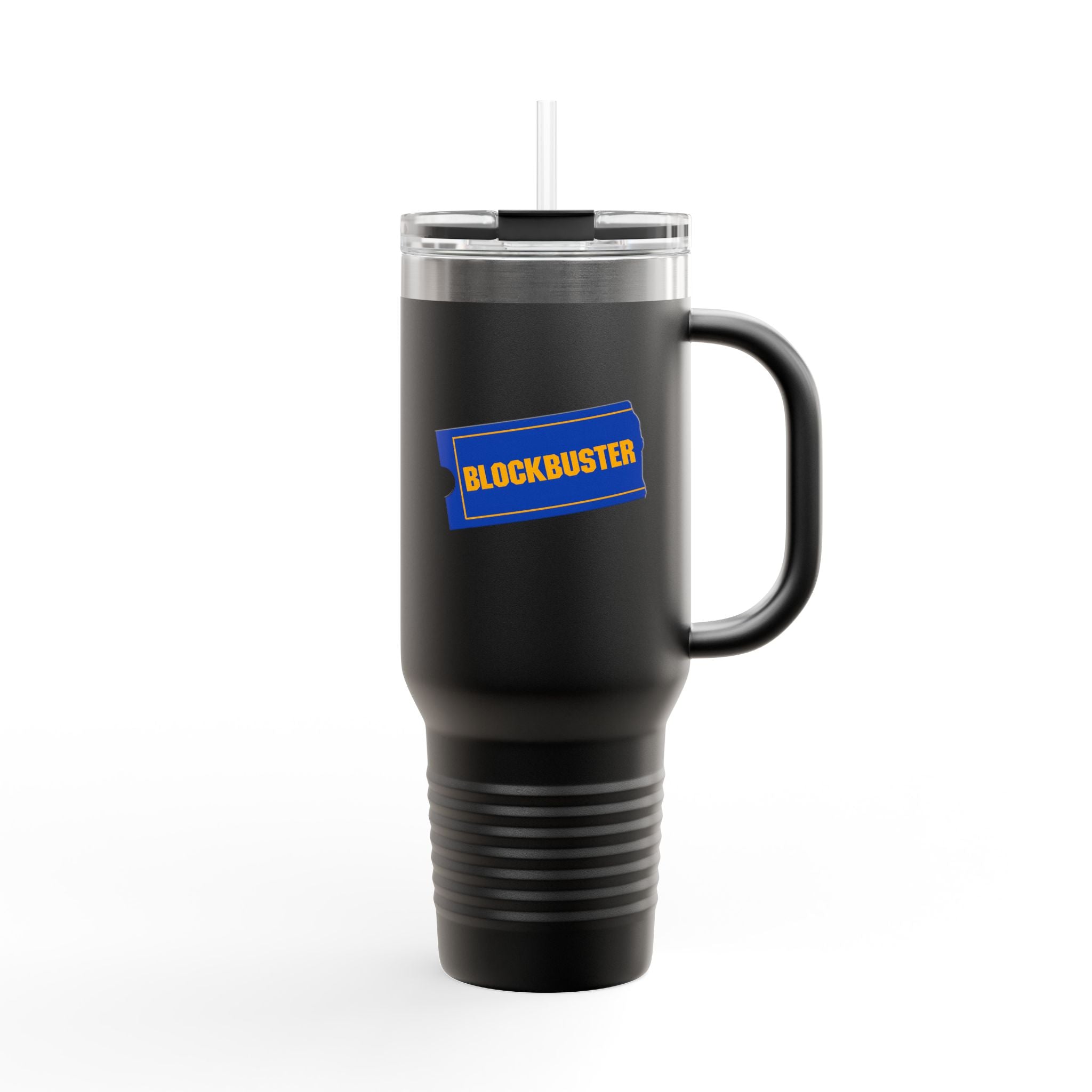 Blockbuster Video 40oz Insulated Travel Mug Stainless Tumbler