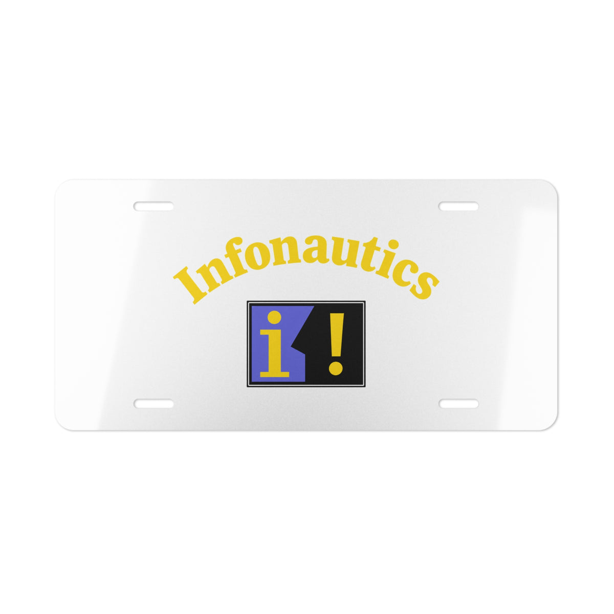 Infonautics Vanity License Plate