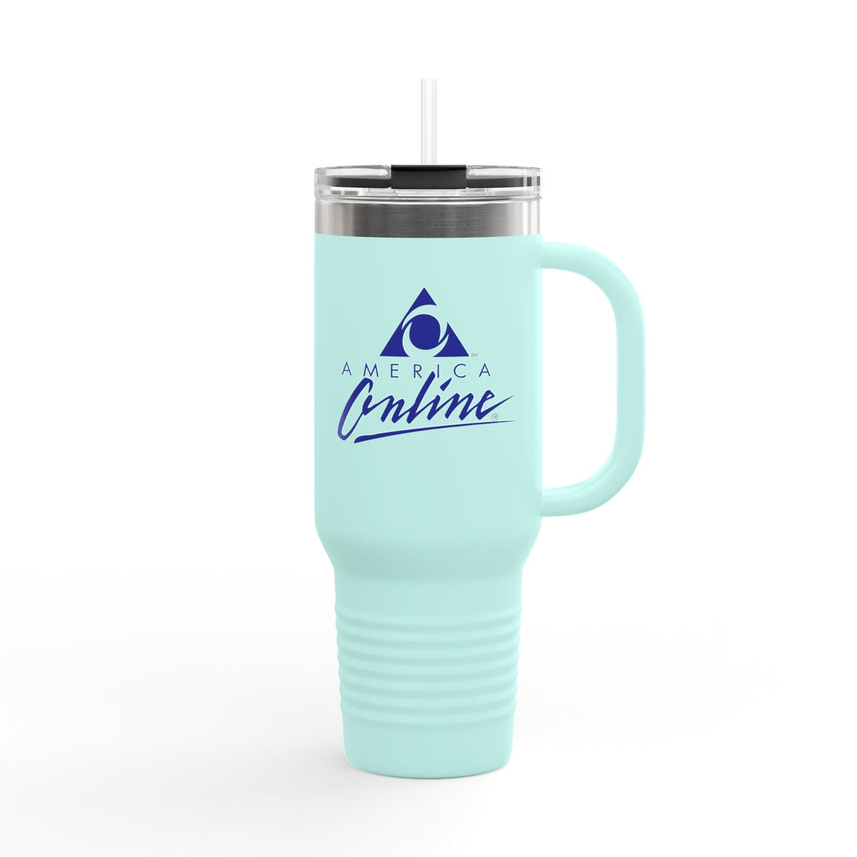 America Online (AOL) 40oz Insulated Travel Mug Stainless Tumbler