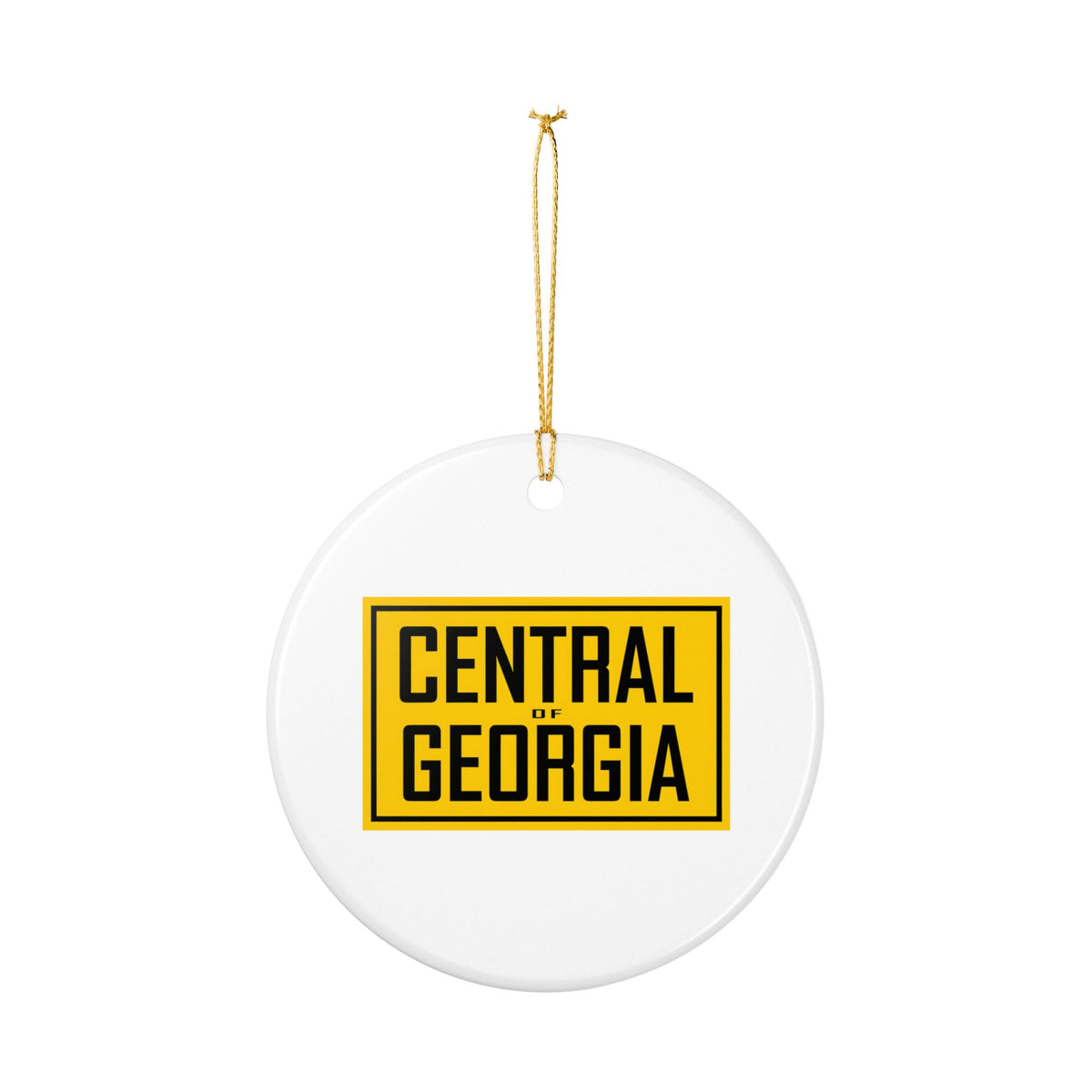 Central of Georgia Railway Ceramic Ornament