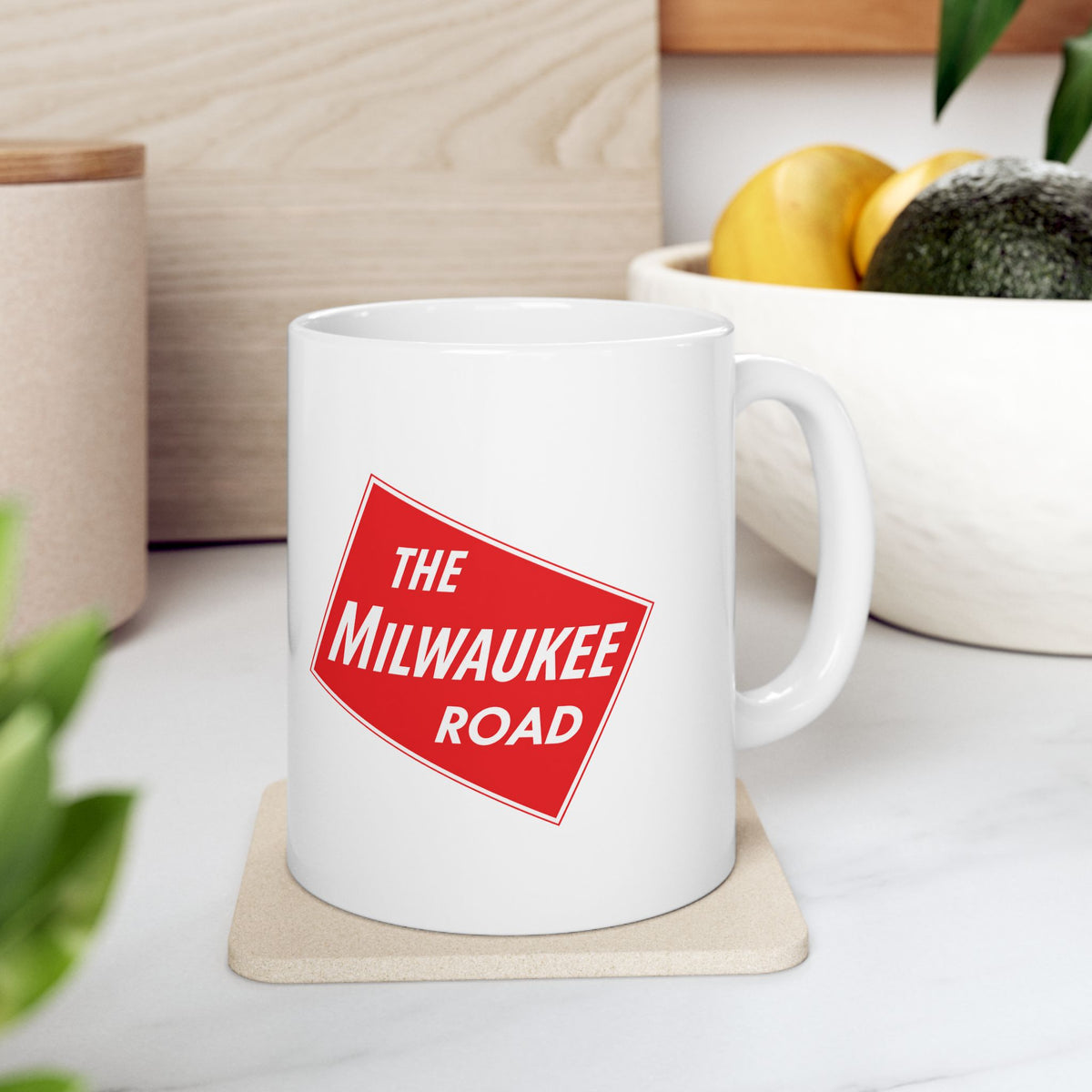 Chicago Milwaukee St. Paul and Pacific Railroad Ceramic Coffee Mug