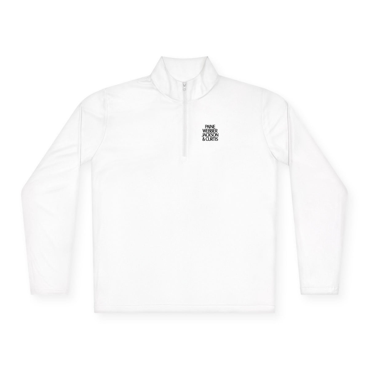 Paine Webber Jackson & Curtis Unisex Quarter Zip Pullover