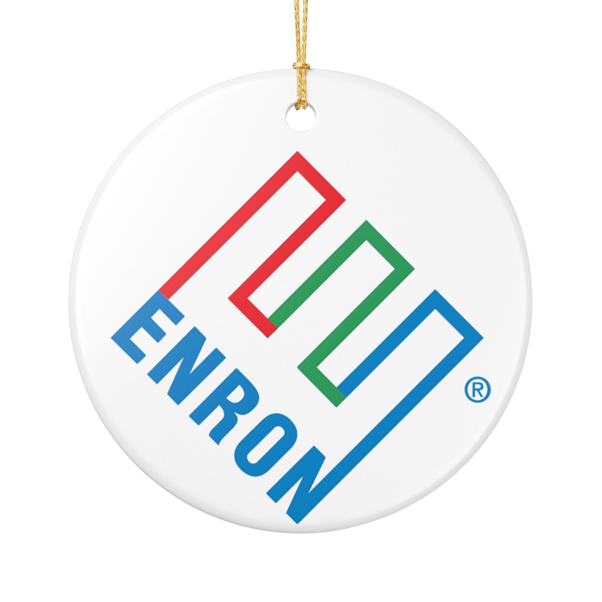 Enron Ceramic Ornament