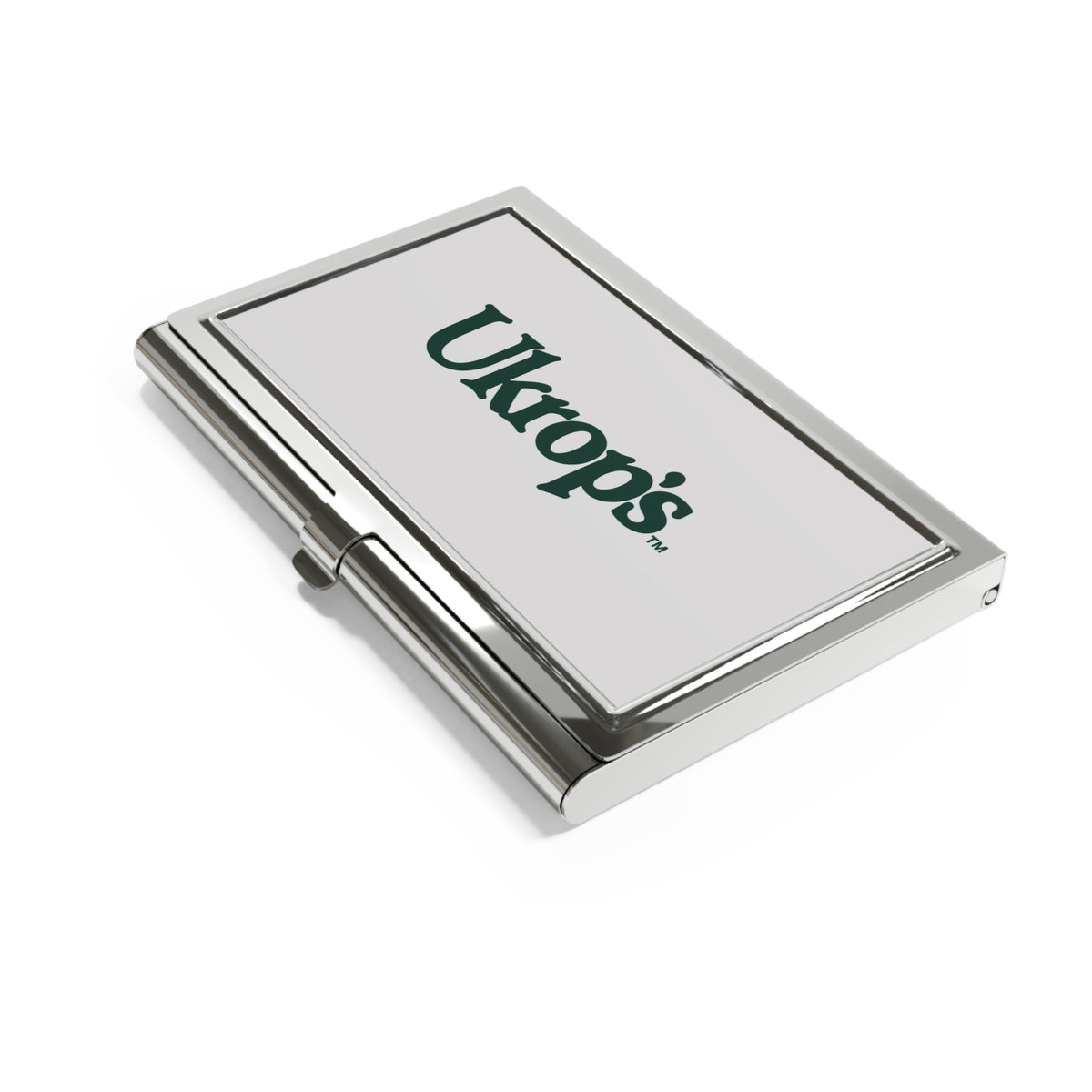 Ukrop's Super Markets Metal Business Card Holder