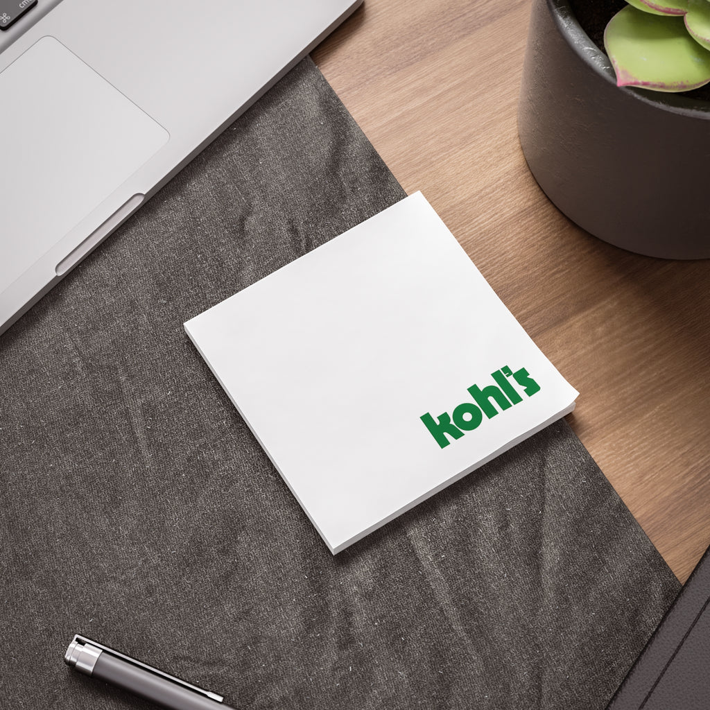 Kohl's Food Stores Sticky Post-it Note Pad