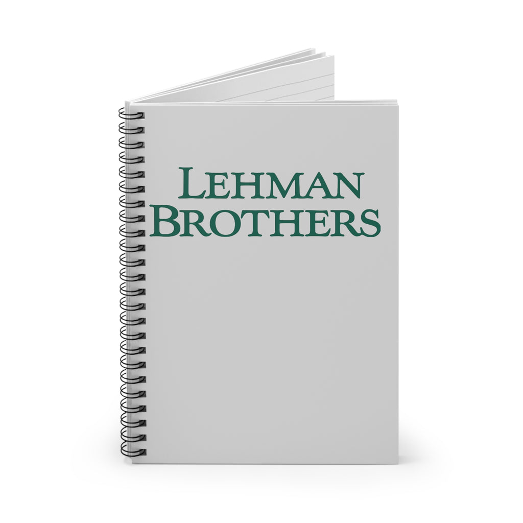 Lehman Brothers Spiral Notebook