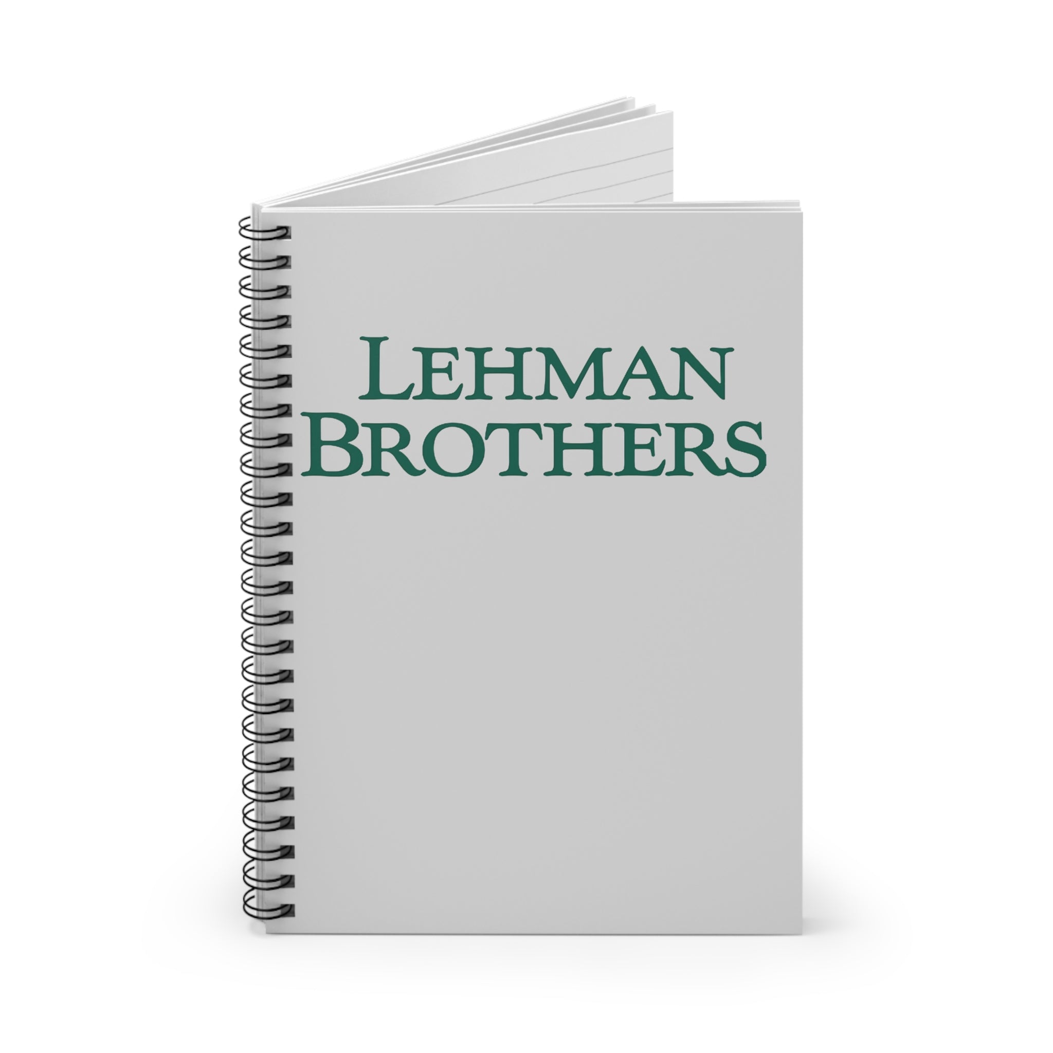 Lehman Brothers Spiral Notebook