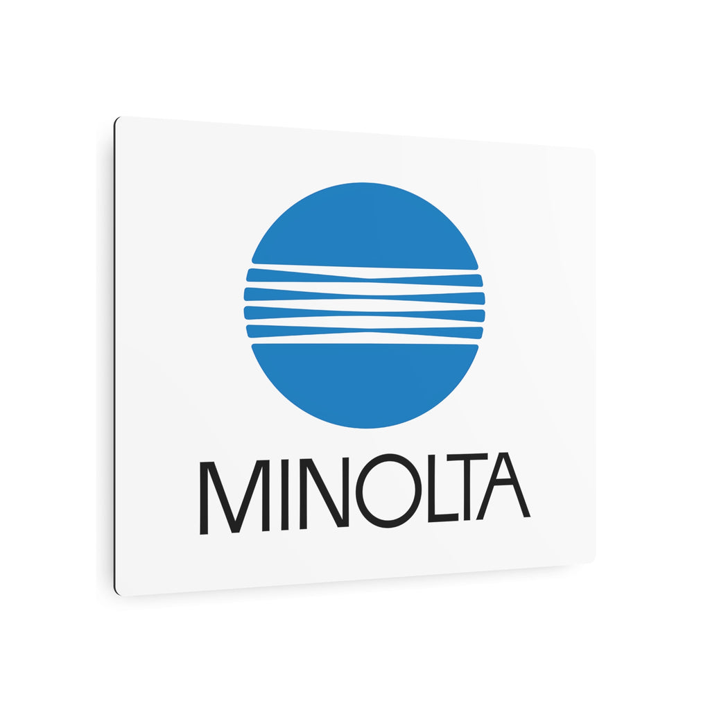 Minolta Metal Sign