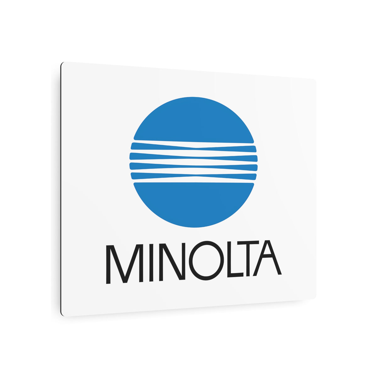 Minolta Metal Sign