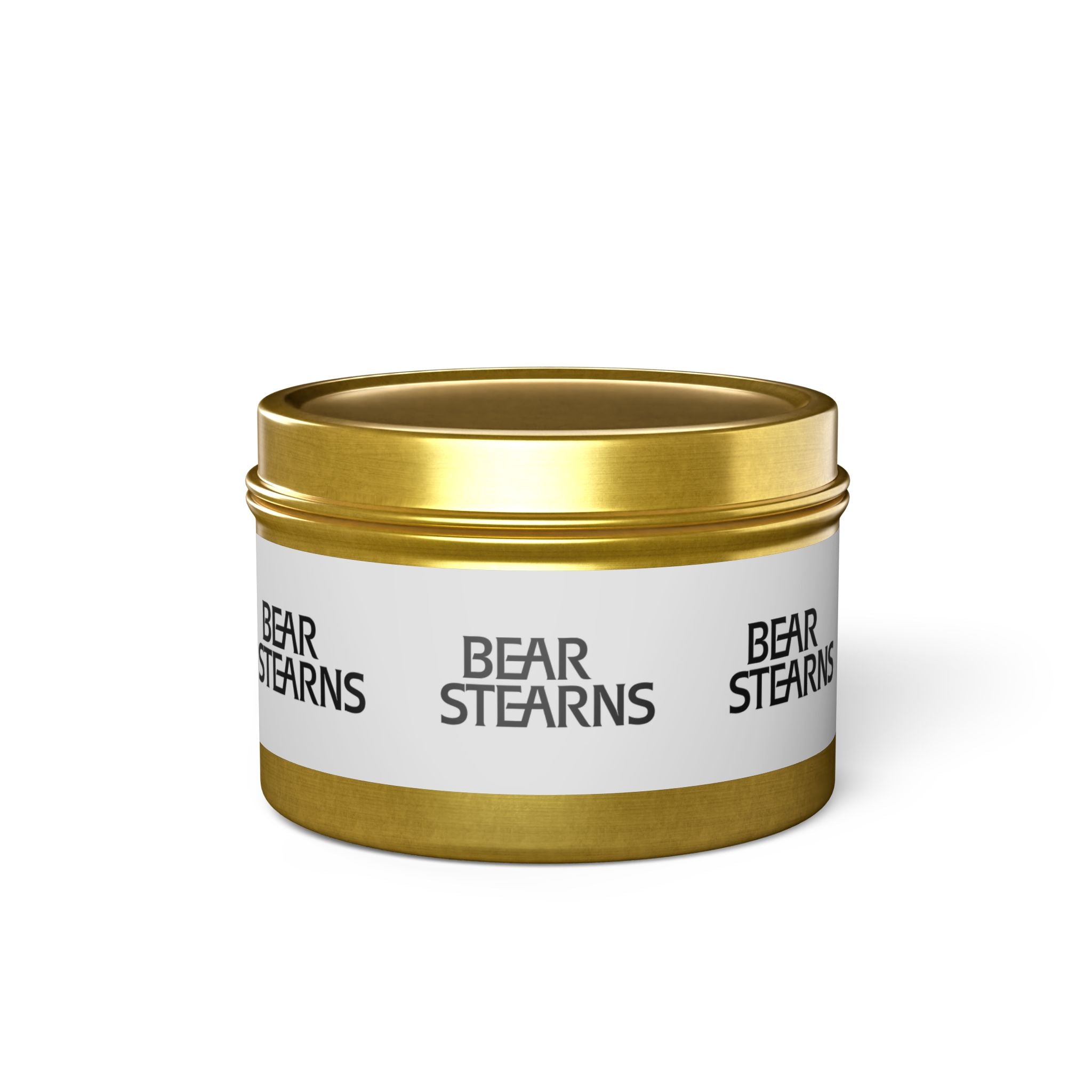 Bear Stearns Tin Candle