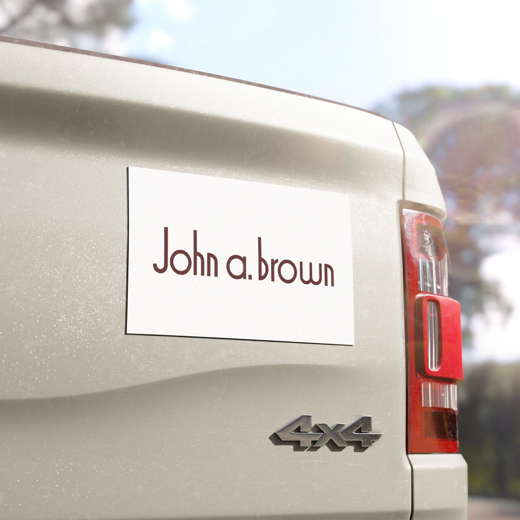John A. Brown Car Magnet