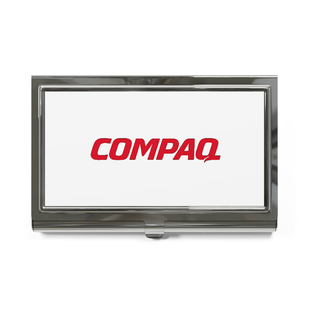 Compaq Metal Business Card Holder