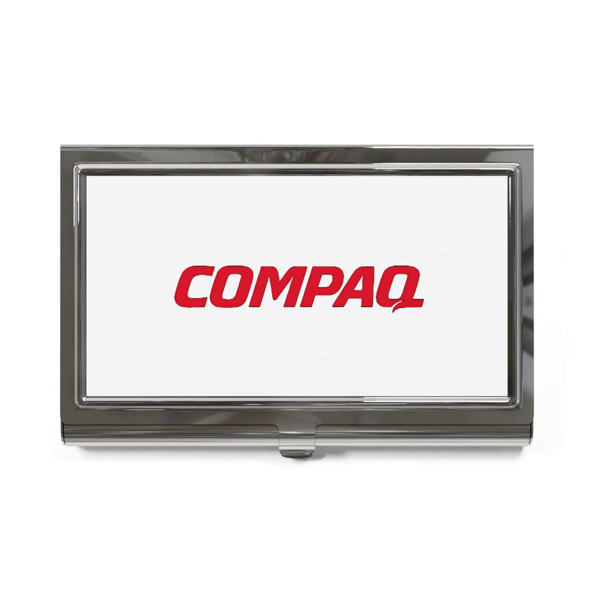 Compaq Metal Business Card Holder
