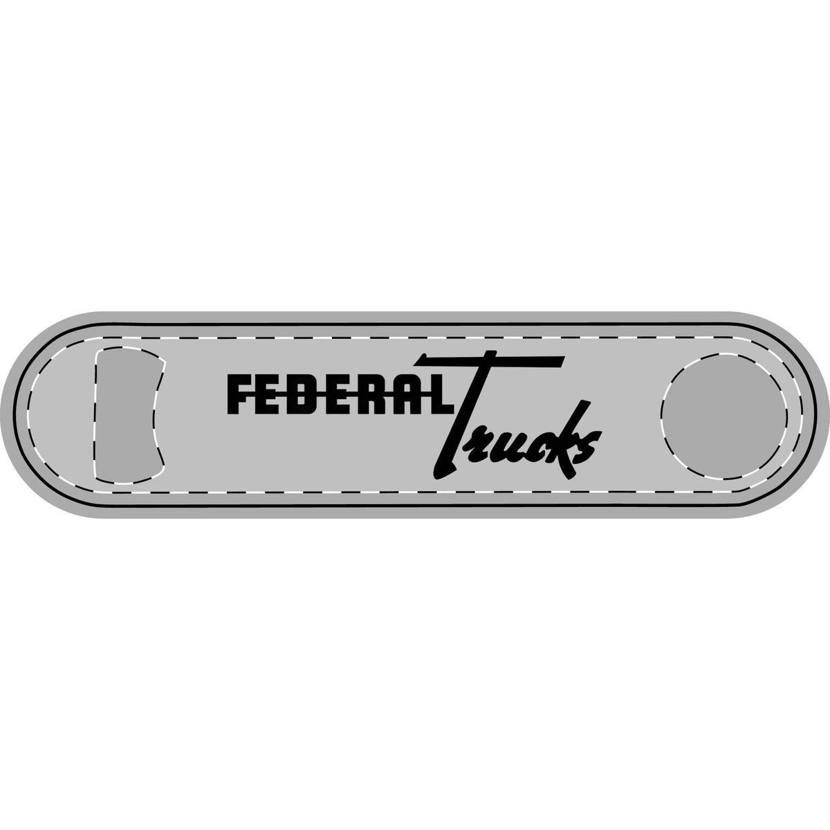 Federal Motor Truck Company Metal Bottle Opener