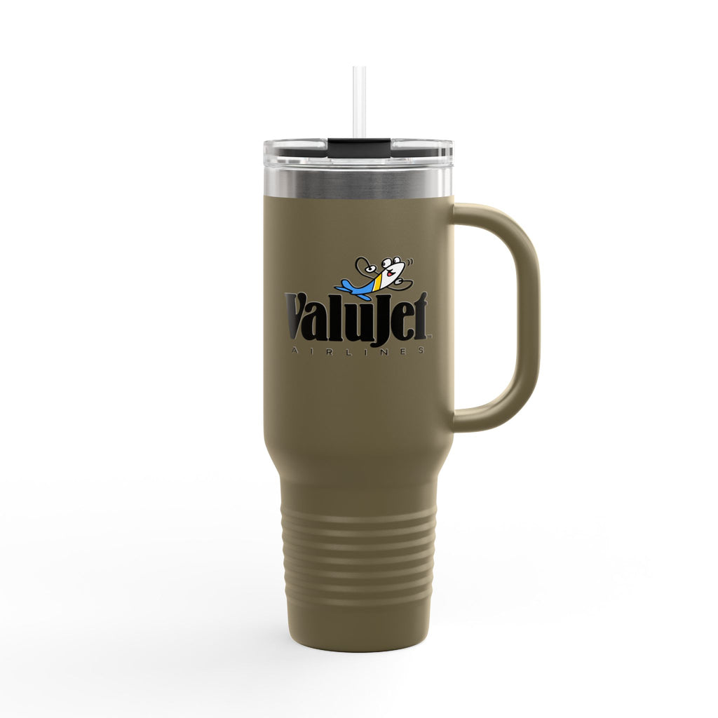 ValuJet Airlines 40oz Insulated Travel Mug Stainless Tumbler