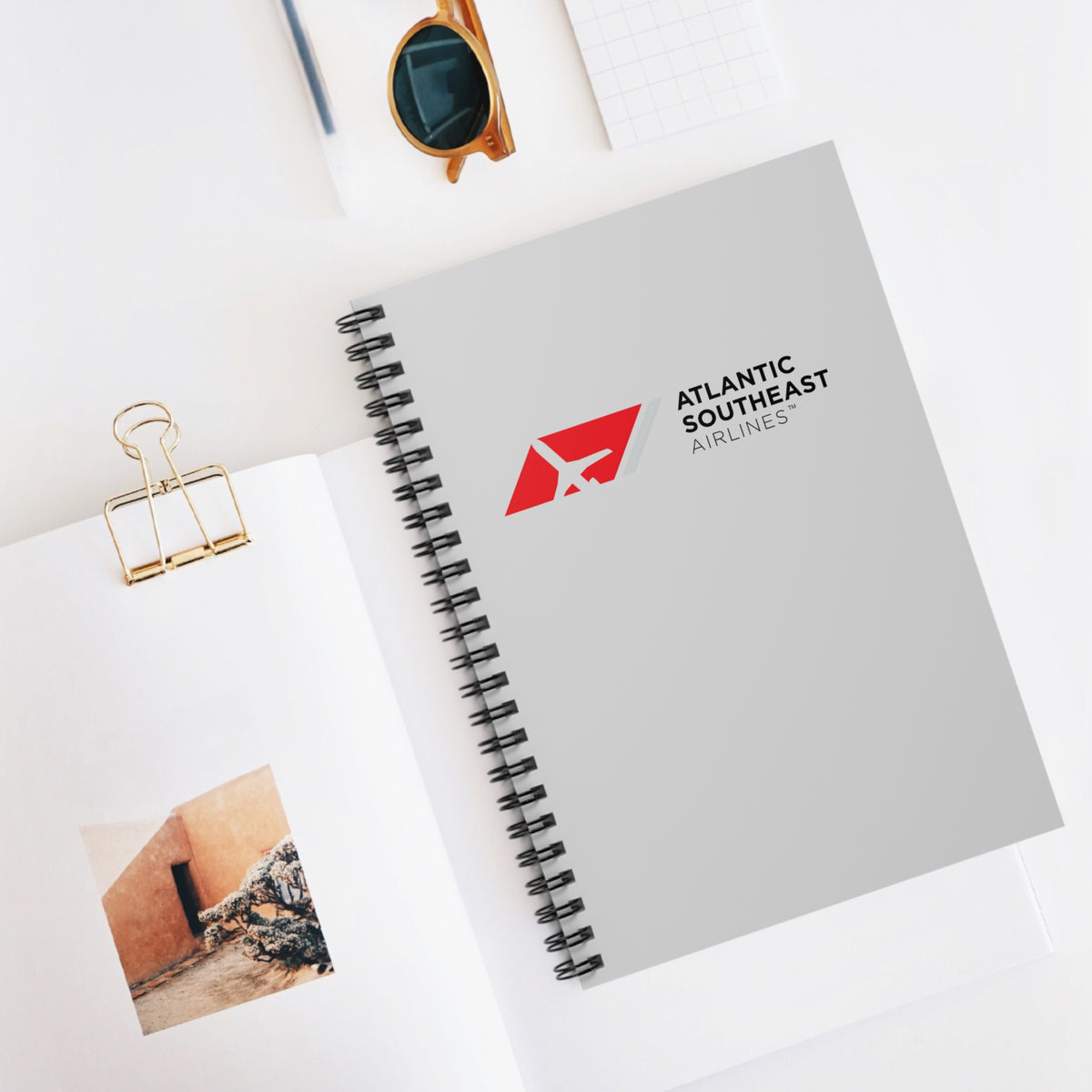 Atlantic Southeast Airlines Spiral Notebook