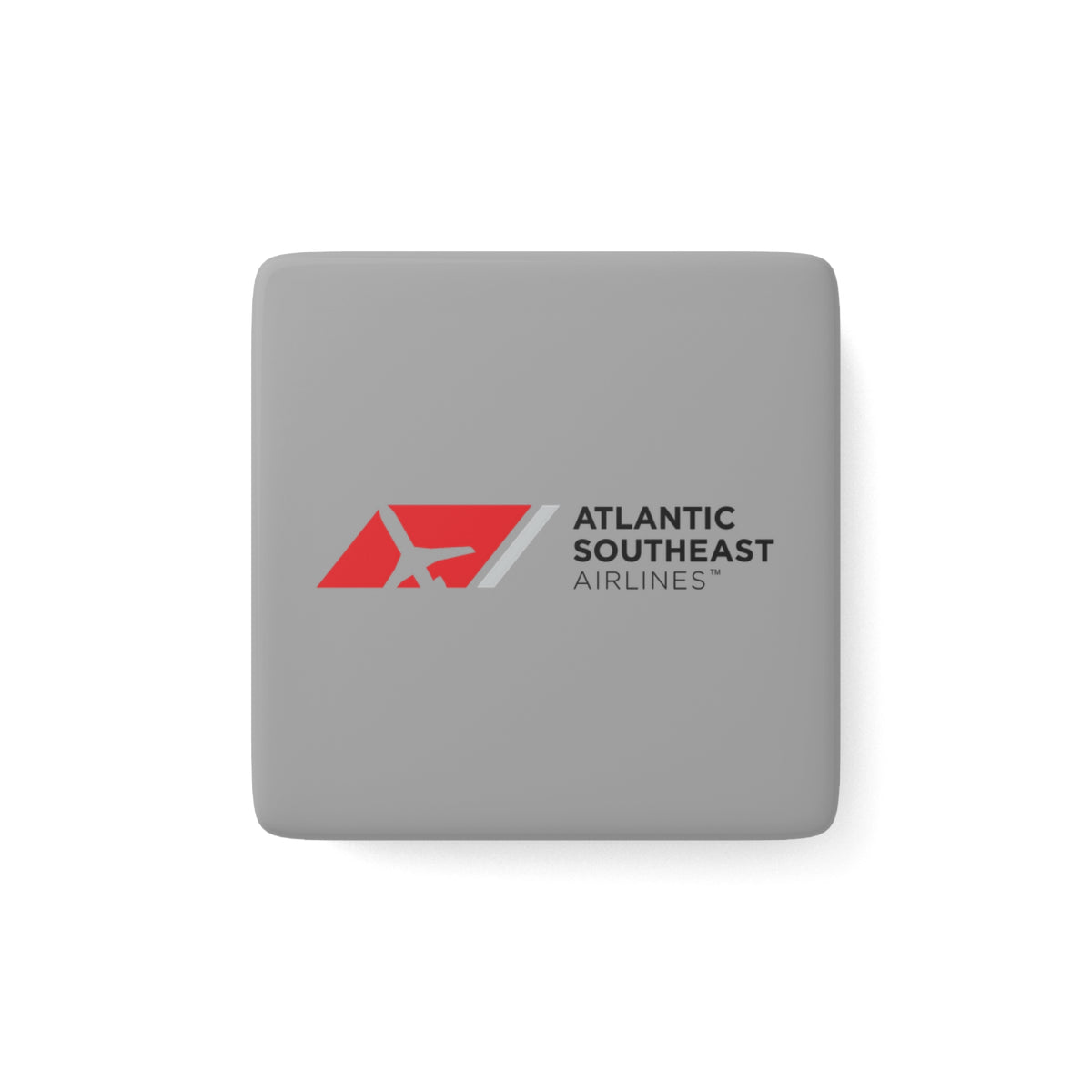 Atlantic Southeast Airlines Square Porcelain Fridge Magnet