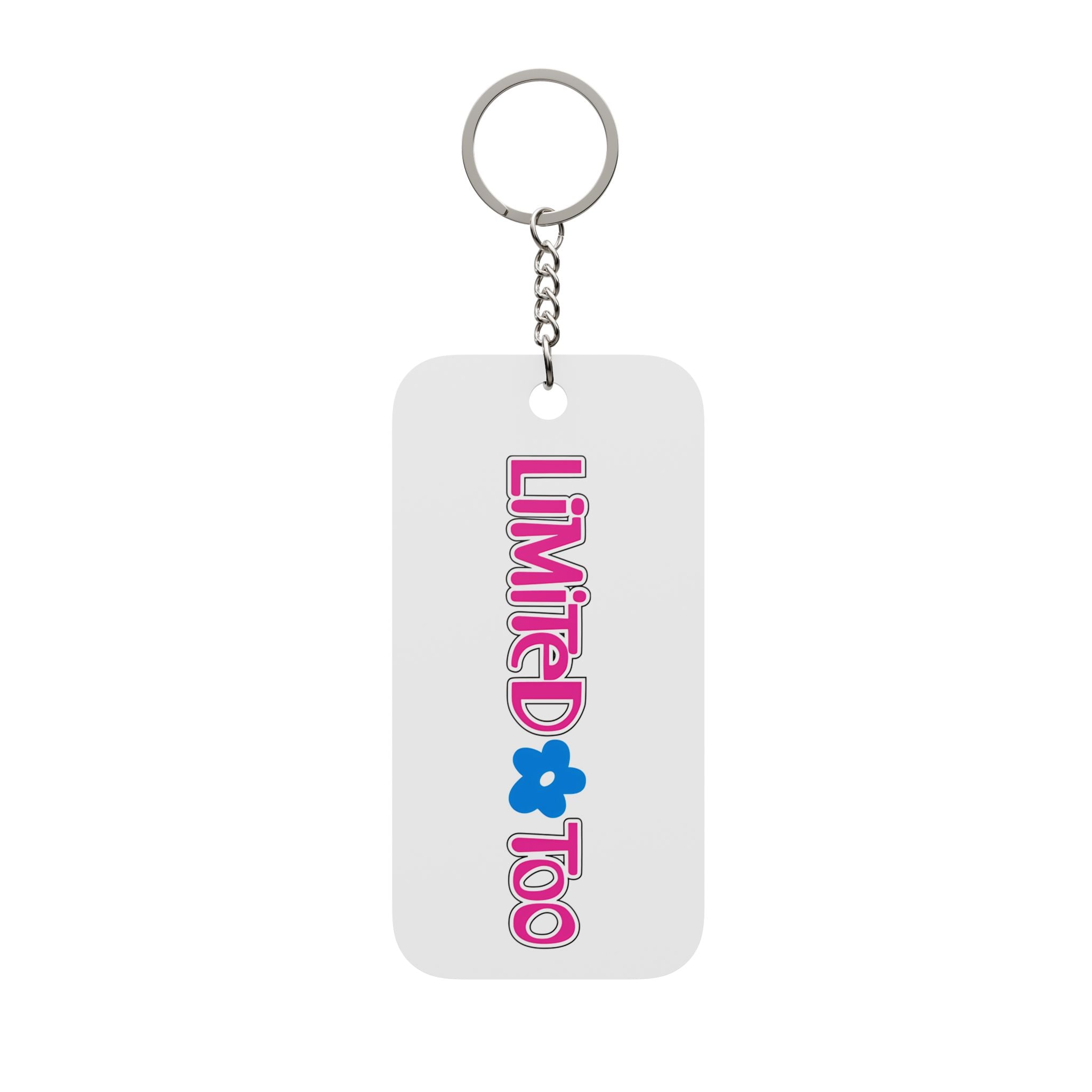 Limited Too Double-Sided Keychain Charm