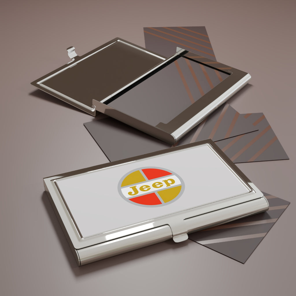 Kaiser Jeep Metal Business Card Holder