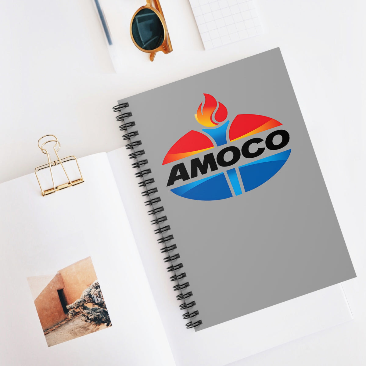 Amoco Spiral Notebook