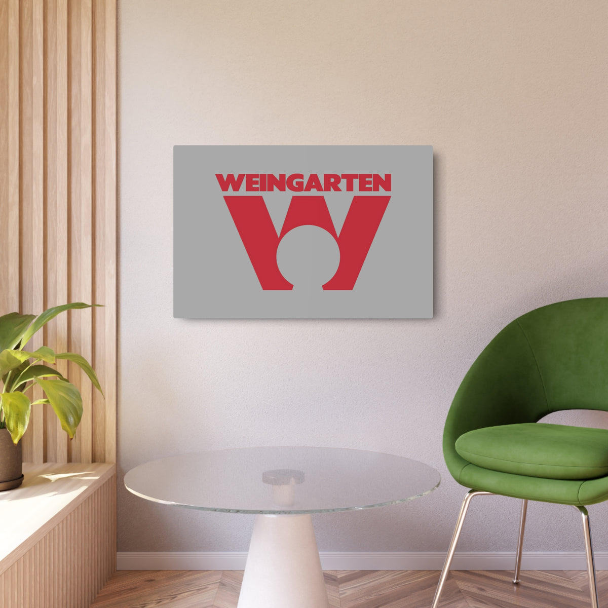 Weingarten's Metal Sign