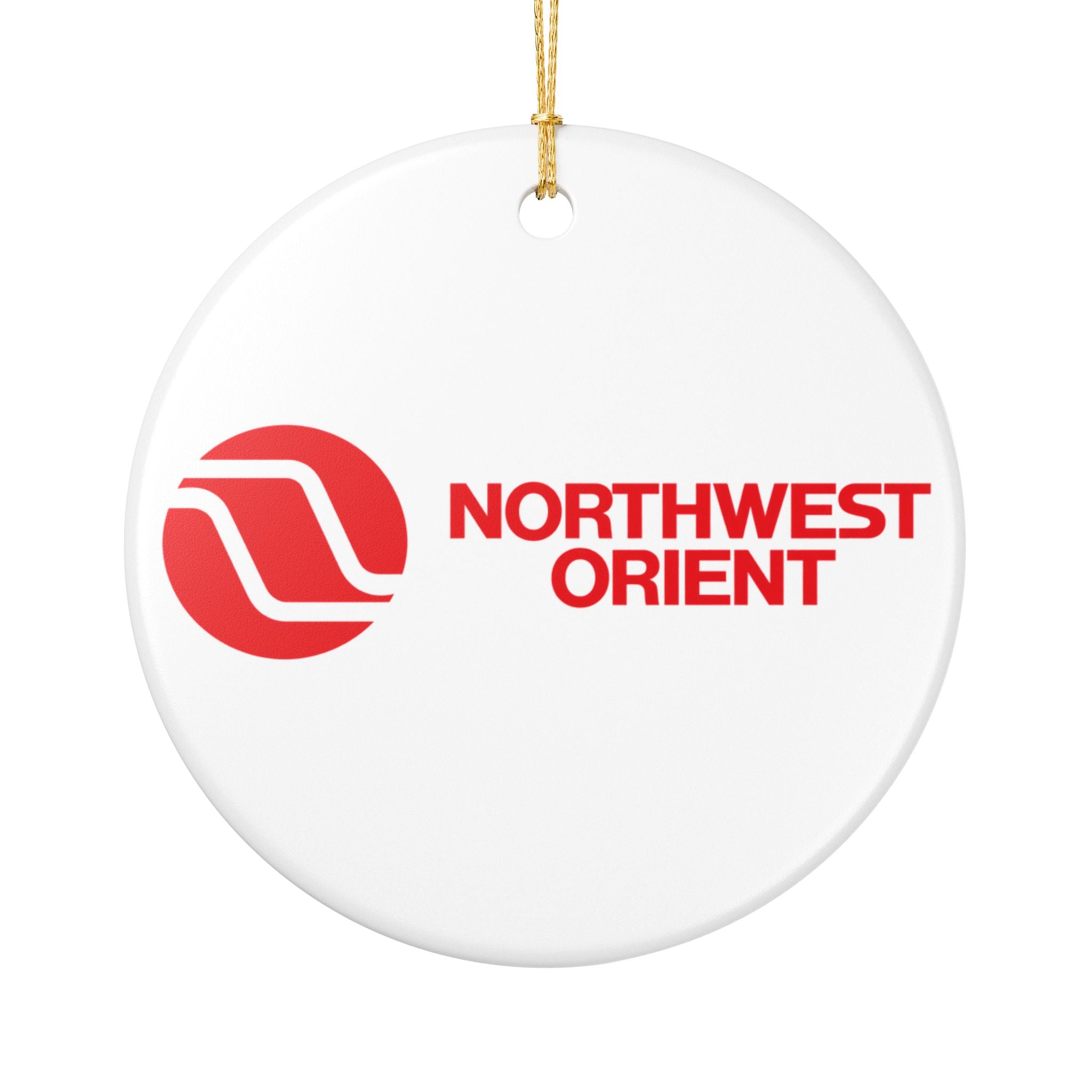 Northwest Orient Airlines Ceramic Ornament