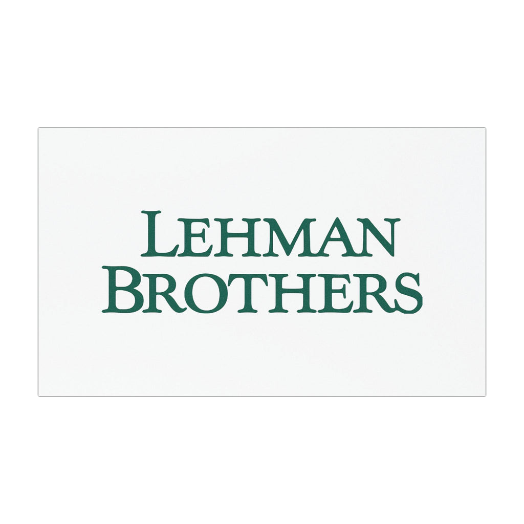 Lehman Brothers Car Magnet