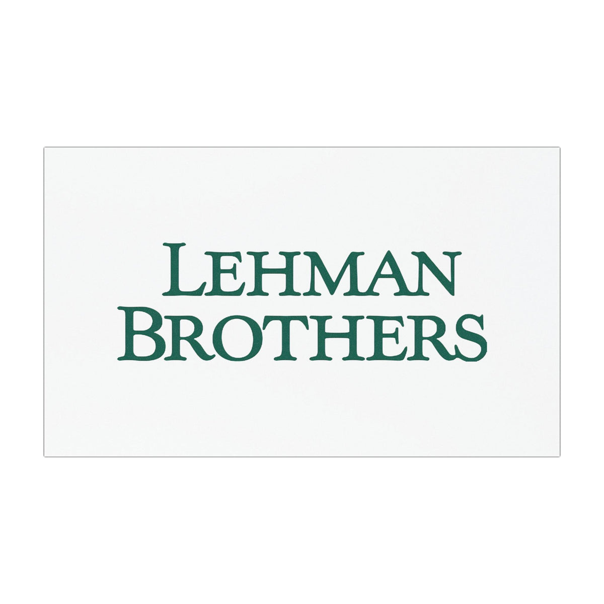 Lehman Brothers Car Magnet