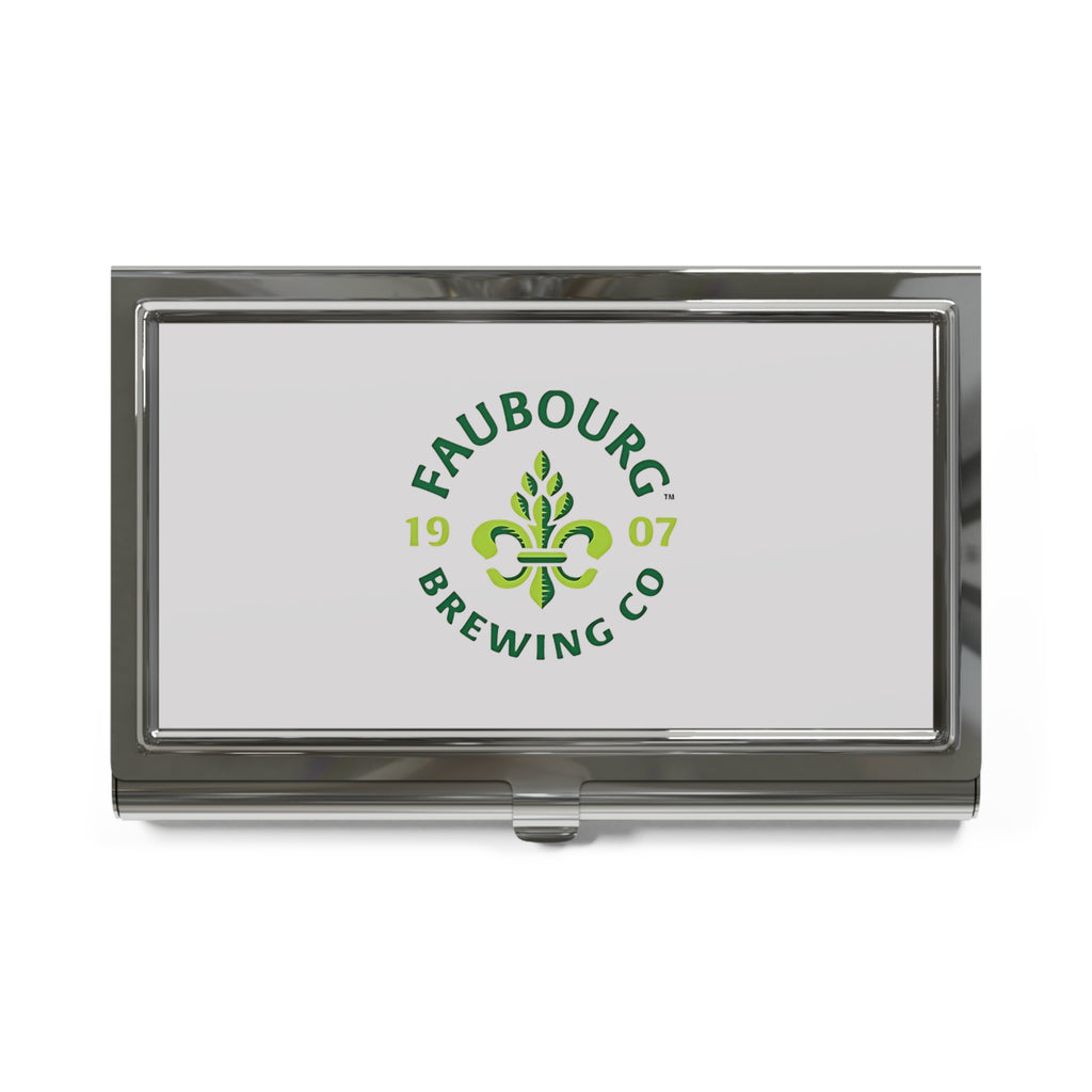 Faubourg Brewing Metal Business Card Holder
