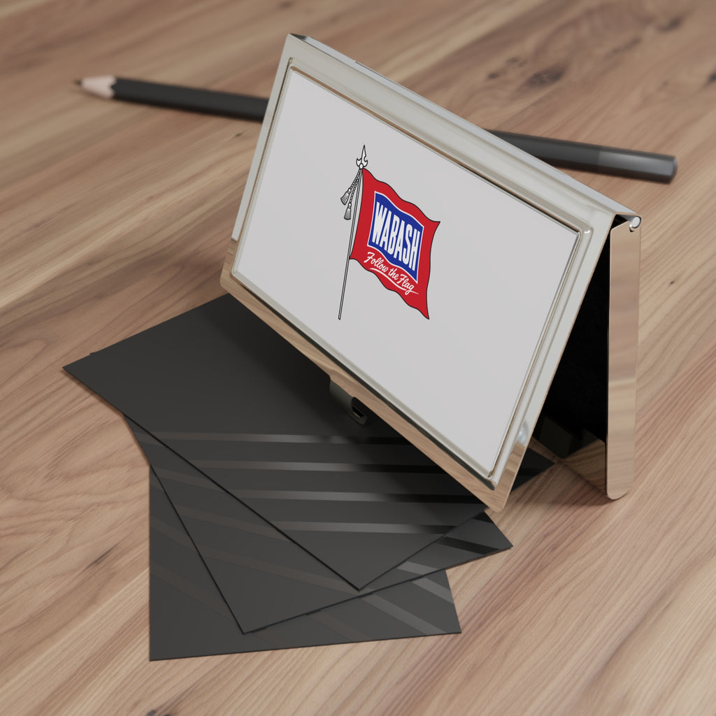 Wabash Railroad Metal Business Card Holder