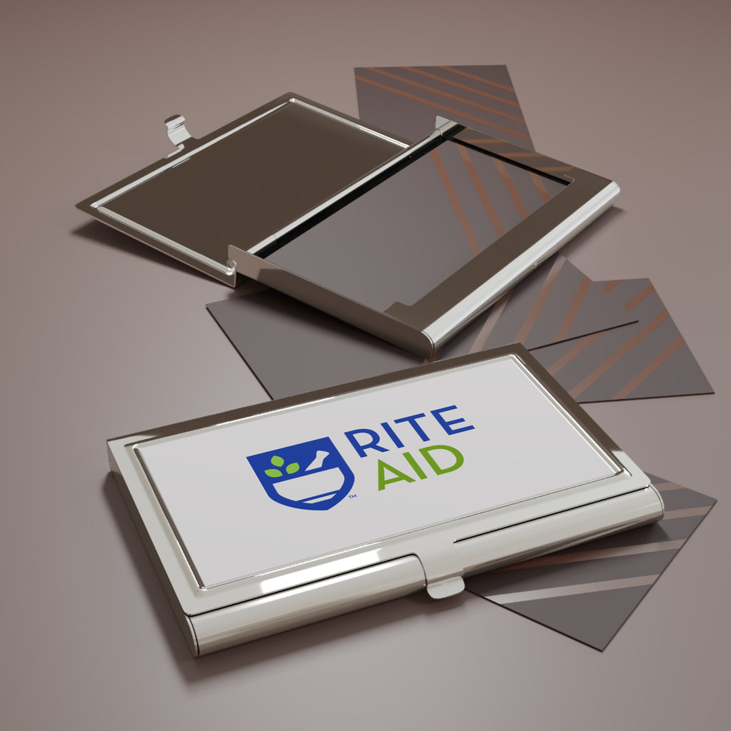 Rite Aid Metal Business Card Holder