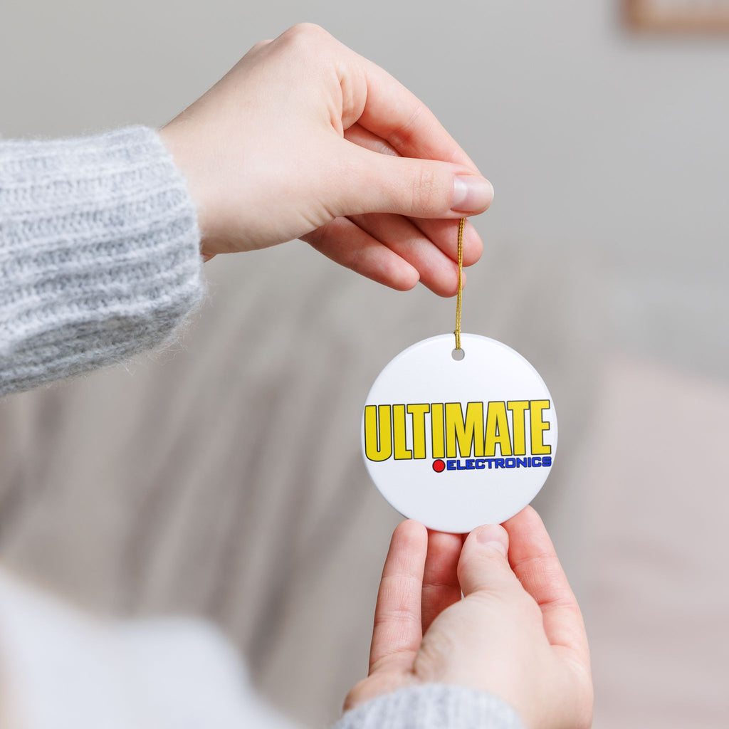 Ultimate Electronics Ceramic Ornament