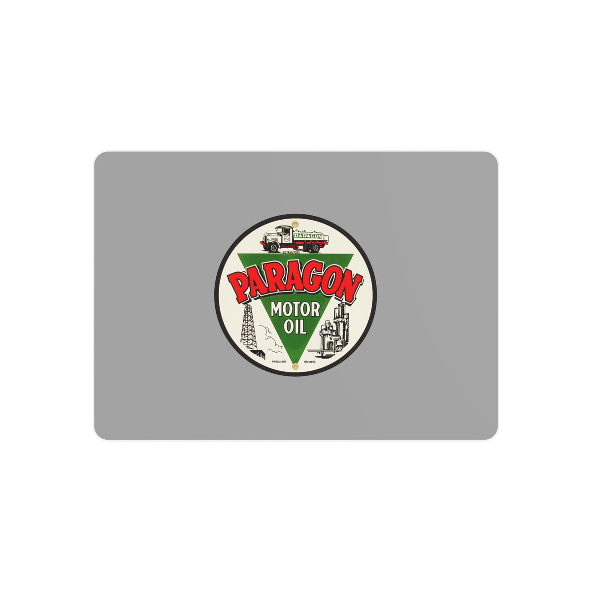 Paragon Oil Metal Sign