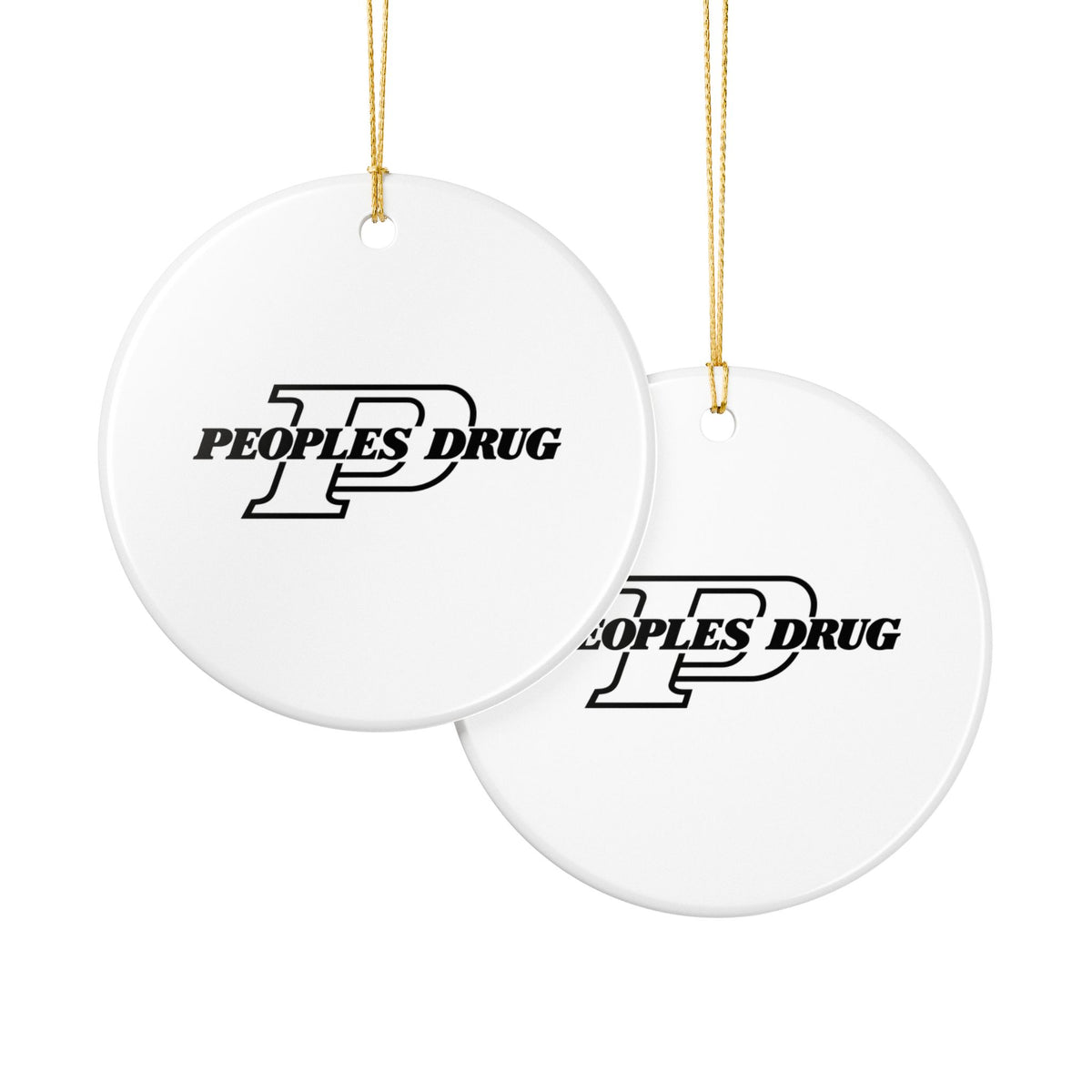 Peoples Drug Ceramic Ornament