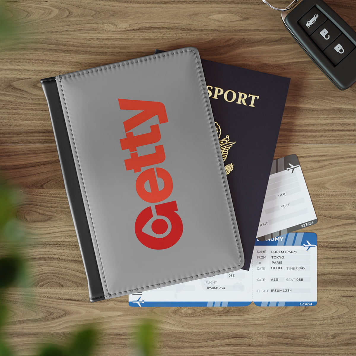 Getty Oil Passport Cover