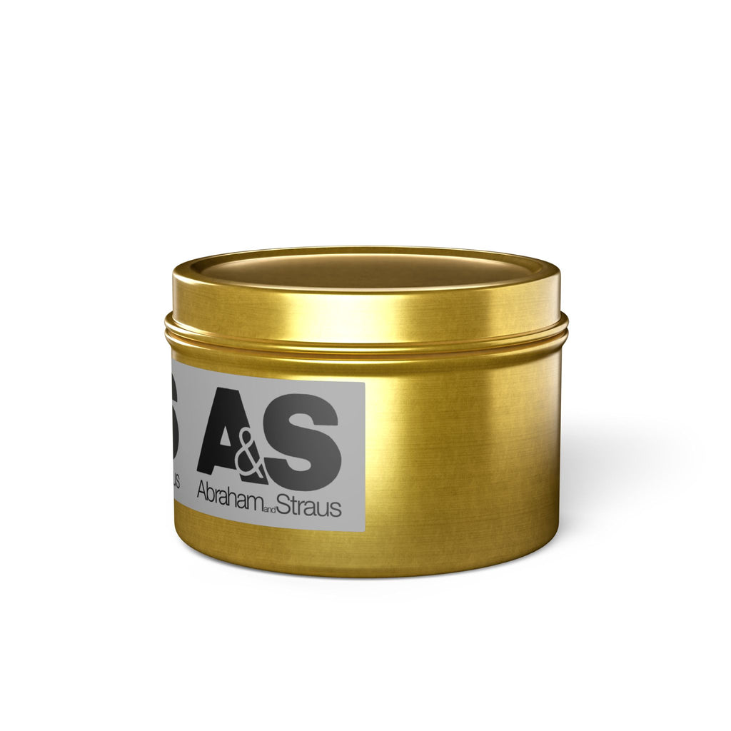 Abraham & Straus Tin Candle