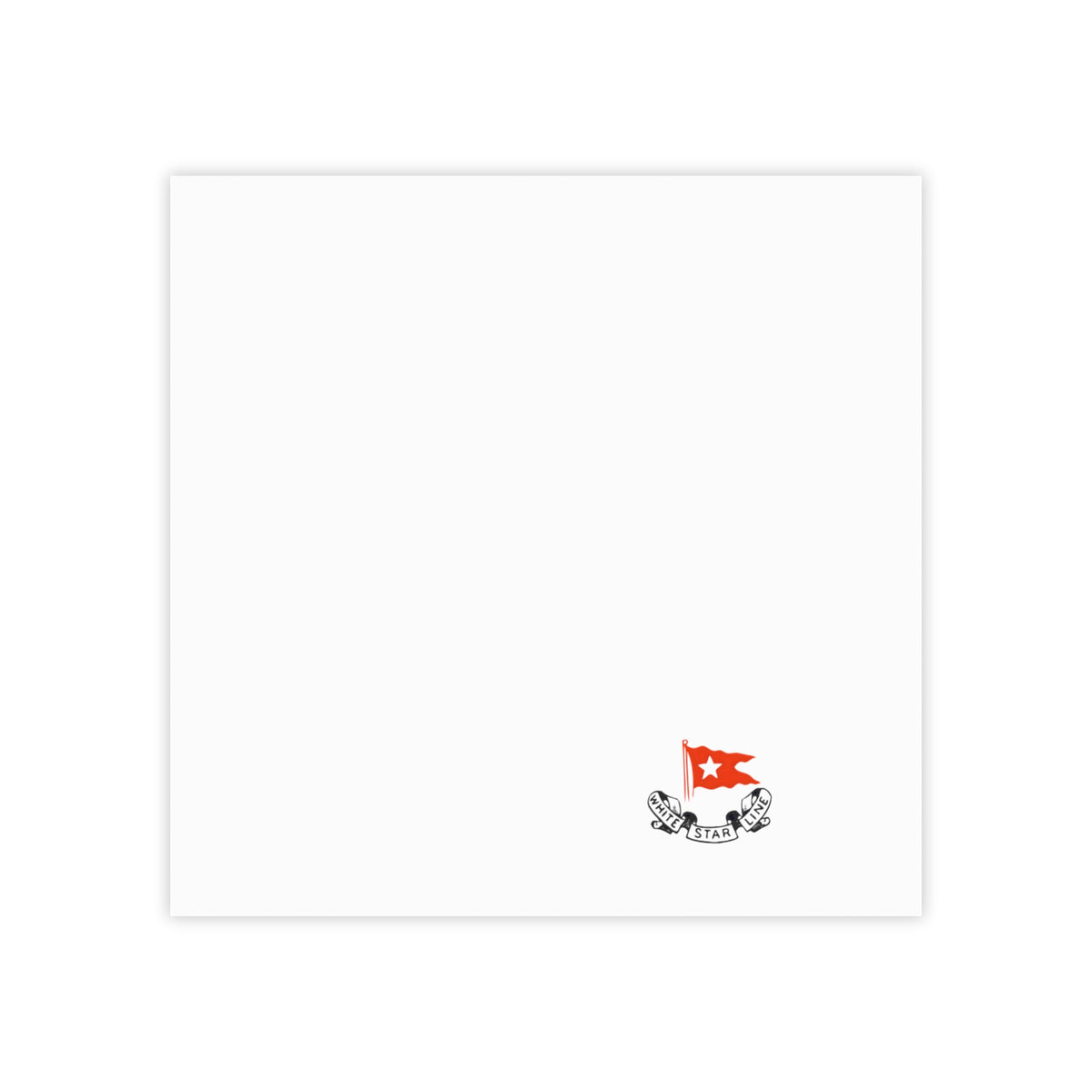 White Star Line Sticky Post-it Note Pad