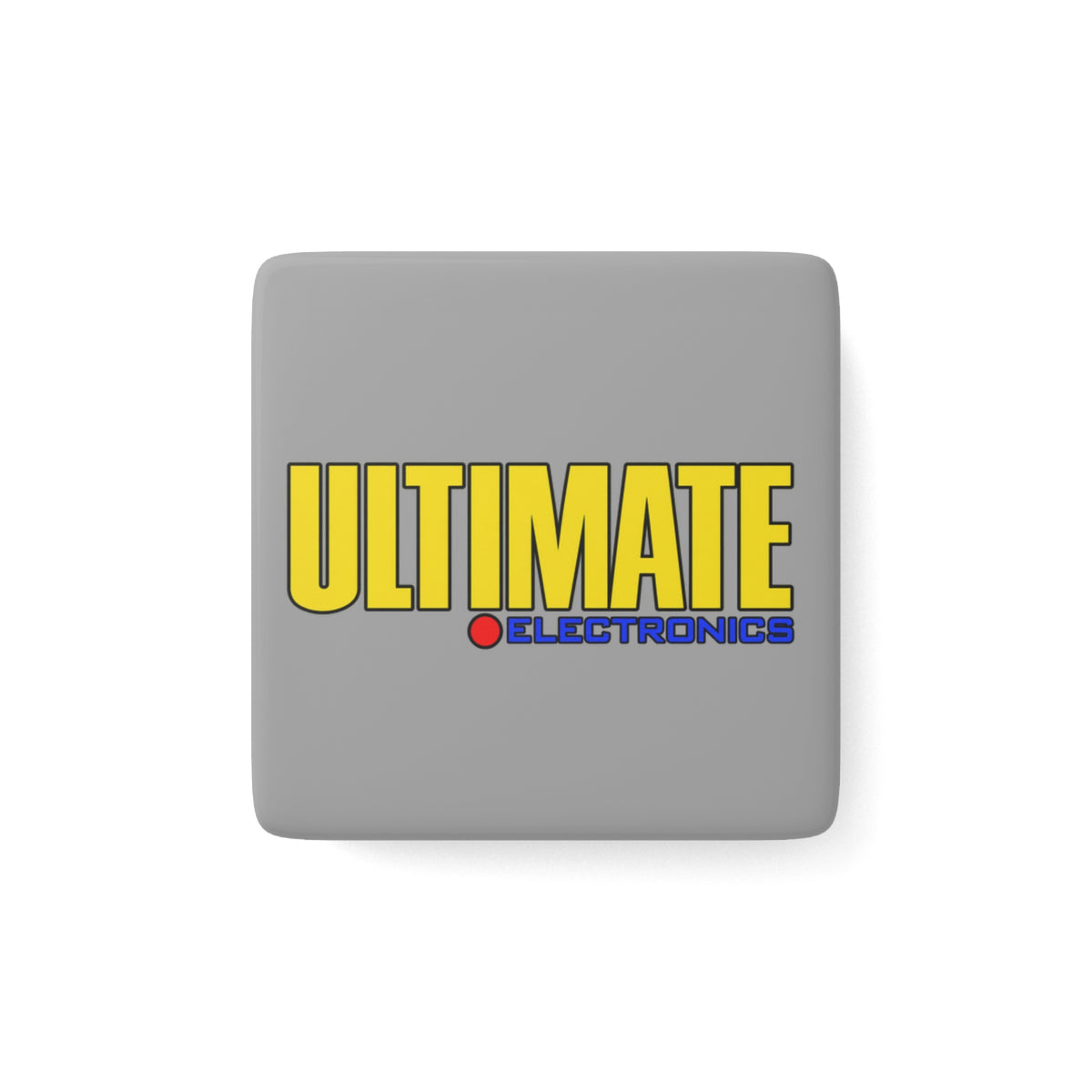 Ultimate Electronics Square Porcelain Fridge Magnet